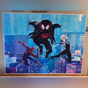 Spider-man spider verse Banner for Miles Morales Party 7x5